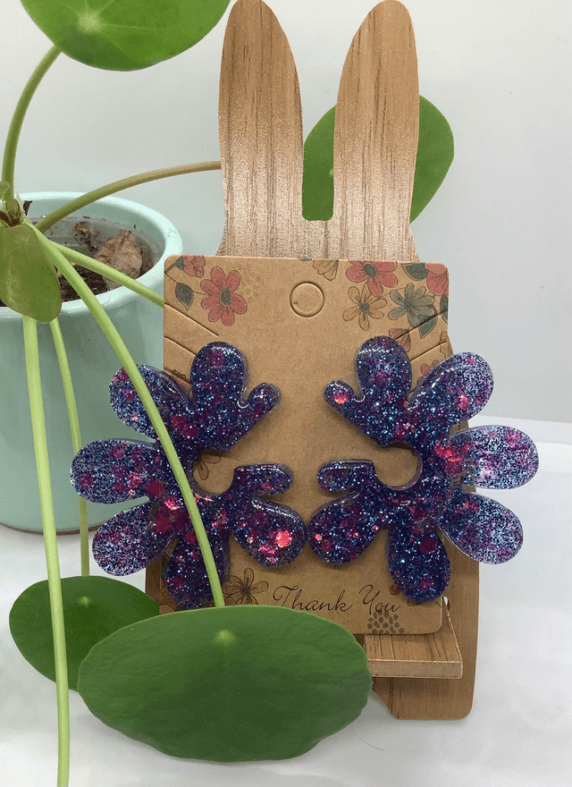 Boucles d'oreilles Jolies Fleurs