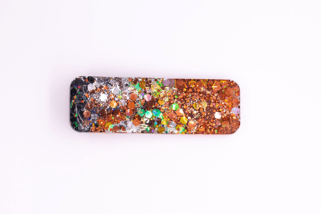 Barrette Rectangle Pailleté