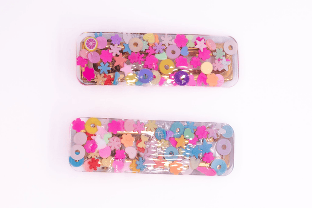 Barrette Rectangle Girly