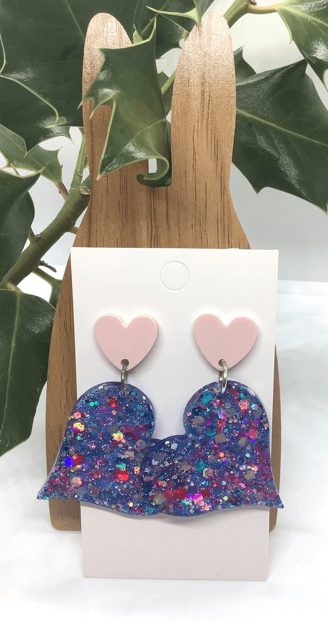 Boucles d’oreilles Coeurs Suspendus