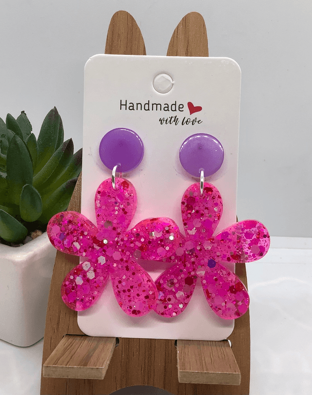 Boucles d’oreilles Fleurs Suspendues 
