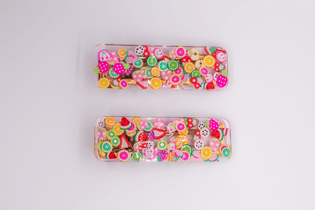 Barrette Rectangle Girly