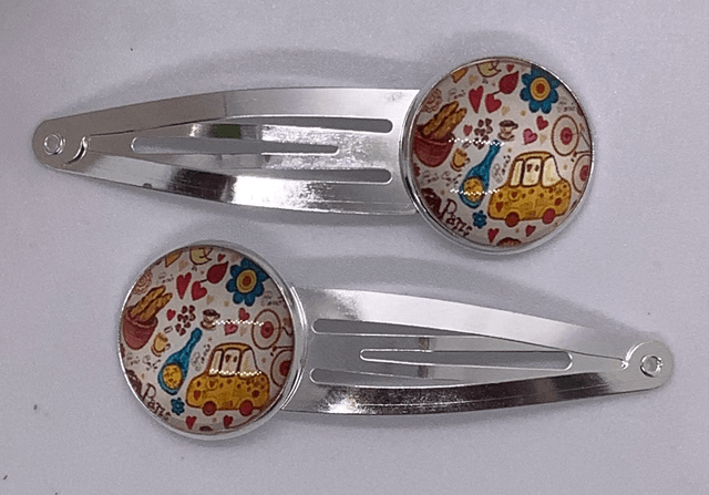 Barrettes en verre