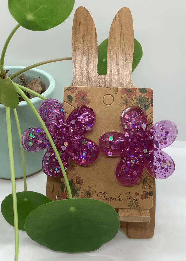 Boucles d’oreilles Fleurs