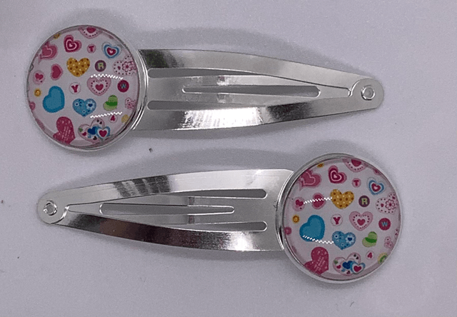 Barrettes en verre