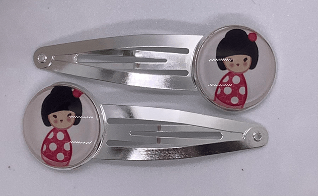 Barrettes en verre