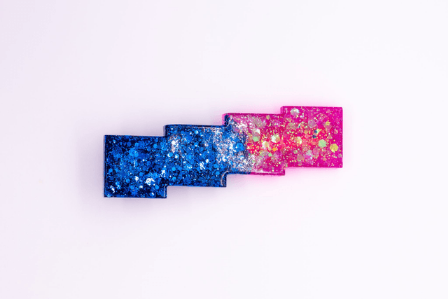 Barrette Petits Carrés