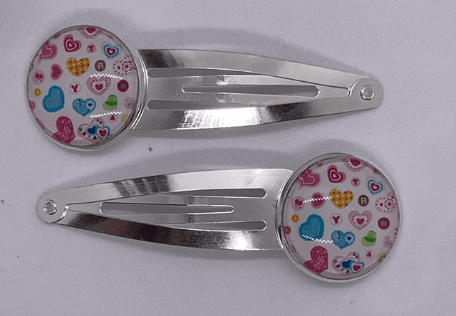 Barrettes en verre
